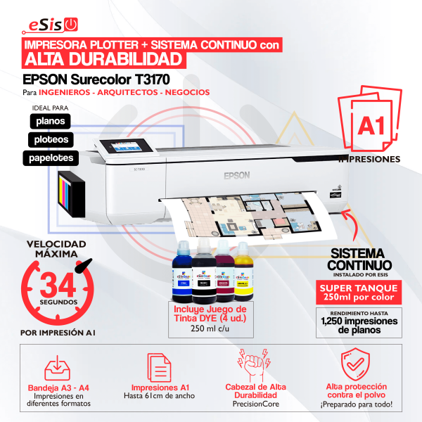 Plotter EPSON SureColor T3170 A1 Sistema Continuo ESIS   NUEVAS AUTORESPUESTAS IMPRESORAS Mesa De Trabajo 1 Copia 43 600x600 