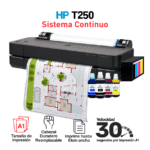 Impresora Plotter HP T250 (A1) + Sistema Continuo