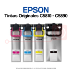 Tintas Originales para EPSON WORKFORCE PRO C5810 - C5890