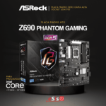 Placa Madre - ASRock Z690 PHANTOM GAMING - DDR5 - LGA1700 - Intel Core