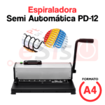 Máquina ESPIRALADORA Semi Automática (A4) - PD-12