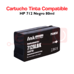 Cartuchos de Tinta Compatible para HP 712 - Color Negro 80ml