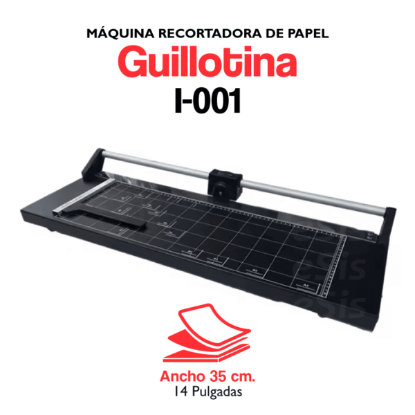 Máquina GUILLOTINA / I-001 / Recortadora de Papel