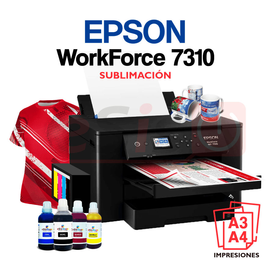 AUTORESPUESTAS 2-88 Impresora EPSON WorkForce WF-7310 (A3) Sublimación - Imagen 1