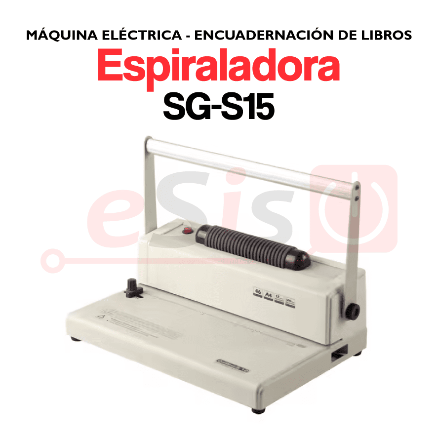 AUTORESPUESTAS 2-95 Máquina ESPIRALADORA / SG-15 / Encuadernación de Libros - Imagen 1