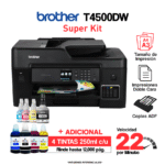 Impresora Brother T4500DW + SuperKit Tintas