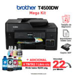 Impresora Brother T4500DW + MegaKit Tintas