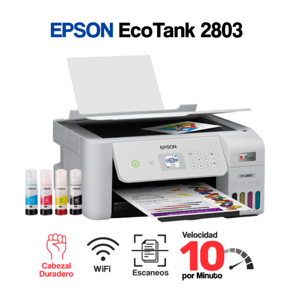Impresora Epson EcoTank 2803 con WiFi