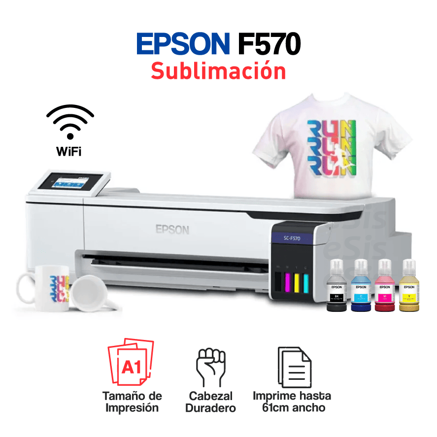 NUEVAS IMAGENES WEB_Mesa de trabajo 1 copia 54 Impresora Plotter EPSON F570 (A1) - Sublimación - Imagen 1