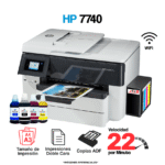 Impresora hp OfficeJet Pro 7740 + Sistema Continuo SuperTanque