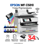 Impresora Epson WorkForce WF-C5810 + Sistema Continuo (Tinta Pigmentada)