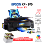 Impresora EPSON XP-970 (Sistema Continuo) + Super Kit Fotográfico