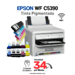 Impresora Epson WorkForce WF-C5390 + Sistema Continuo (Tinta Pigmentada)