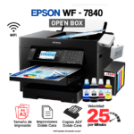 Impresora EPSON WorkForce WF-7840 + Sistema Continuo SuperTanque (OPEN BOX)