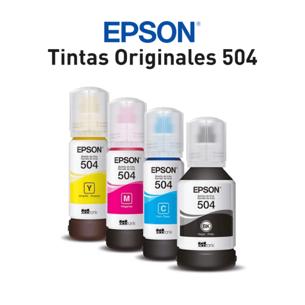 Tintas Originales Epson 504