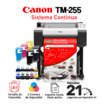Impresora Plotter Canon TM-255 (A1) + Sistema Continuo